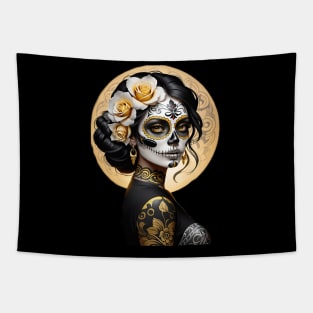 Catrina de Oro- Golden Catrina Tapestry