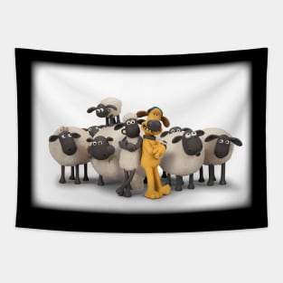 Classic Shaun Cartoon The Sheep TV Series Tapestry