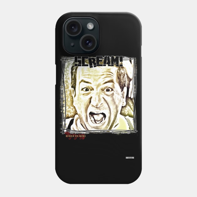 T-Shirts & More_Mister B. "SCREAM!" Phone Case by texaspoetrope