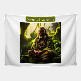 Serenity in adversity Tapestry