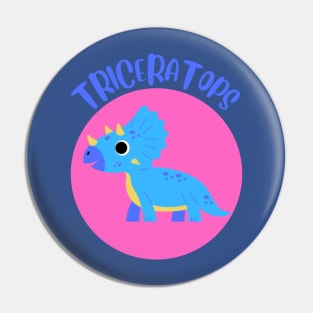 Triceratops Pin