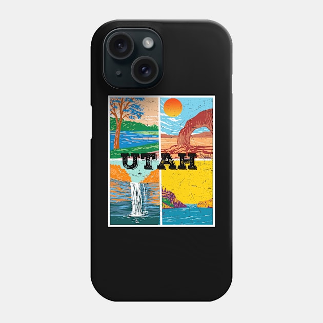 Utah Lover Design Phone Case by TASKARAINK