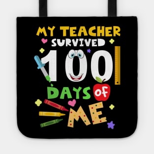 My Students Survived 100 Days Of Me | 100th Day Of School Gift Tote