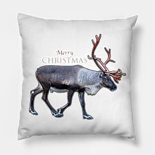 Santa Claus Reindeer Pillow