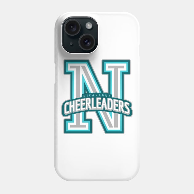 Nicaragua Cheerleader Phone Case by Tip Top Tee's