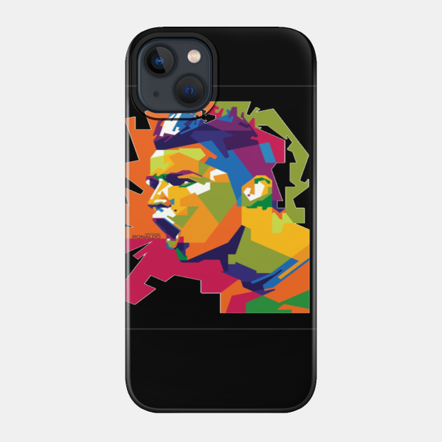 مشدات الريس Cristiano Ronaldo pop potrait - Ronaldo - Coque Pour Téléphones ... coque iphone 11 7 Cristiano Ronaldo