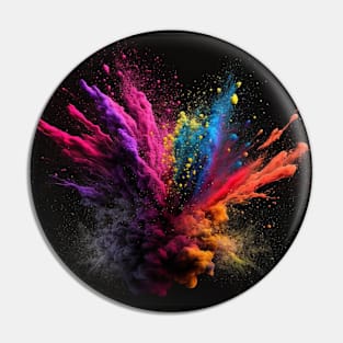 A slash of colour powder Pin