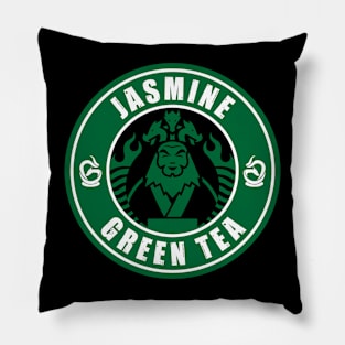 Green Tea #3 Pillow