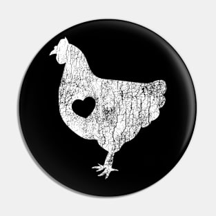 I Love Chicken Pin