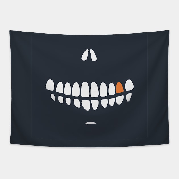 Monster Mask Face Mask Tapestry by Lionstar