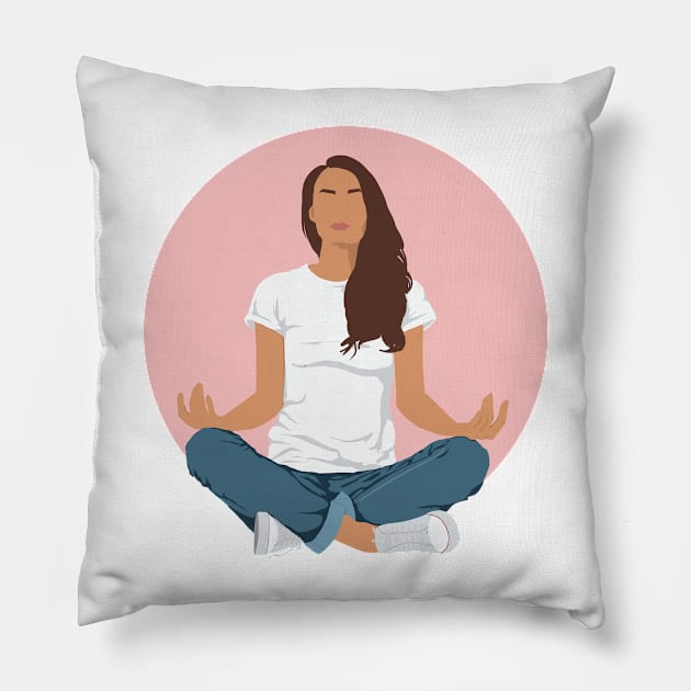 Meditation Pillow by Wounyz Graffiti