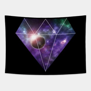 Diamond Galaxy Cage Tapestry