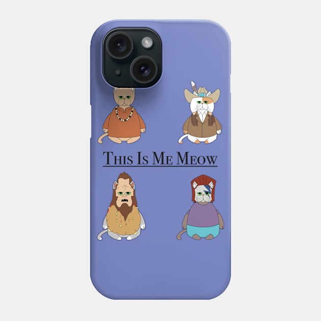 This Is Me Meow Phone Case by seamustheskunk