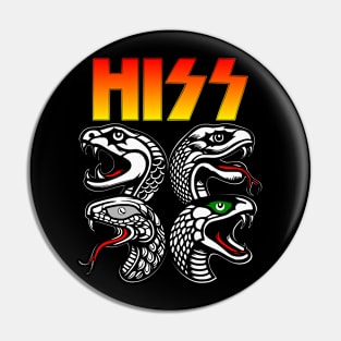 Hiss - Snake band Pin