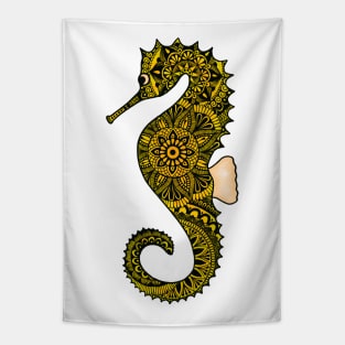 Seahorse (yellow) Tapestry