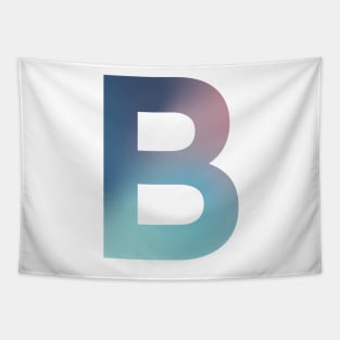 Gradient Letter B Initial Alphabet Tapestry