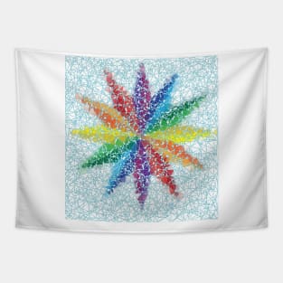 F8 12 points star pattern Tapestry