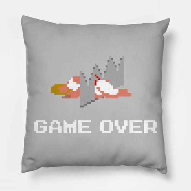 Game Over Prince of Persia Pillow by Jawes