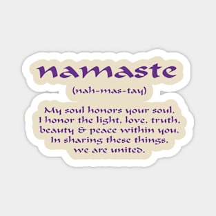 NAMASTE Magnet