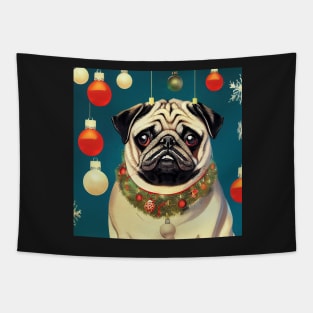 A Jolly Pug Tapestry