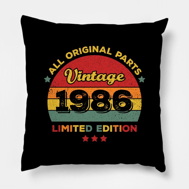 1986 Vintage Pillow by monkeyflip