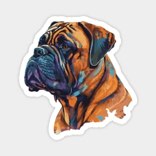 Bullmastiff Dog Art Magnet