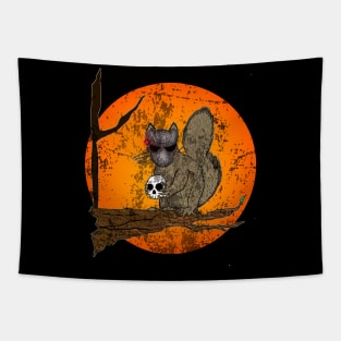 Sci-Fi Squirrel (distressed no text) Tapestry