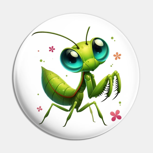 Cute Mantis Pin by Dmytro