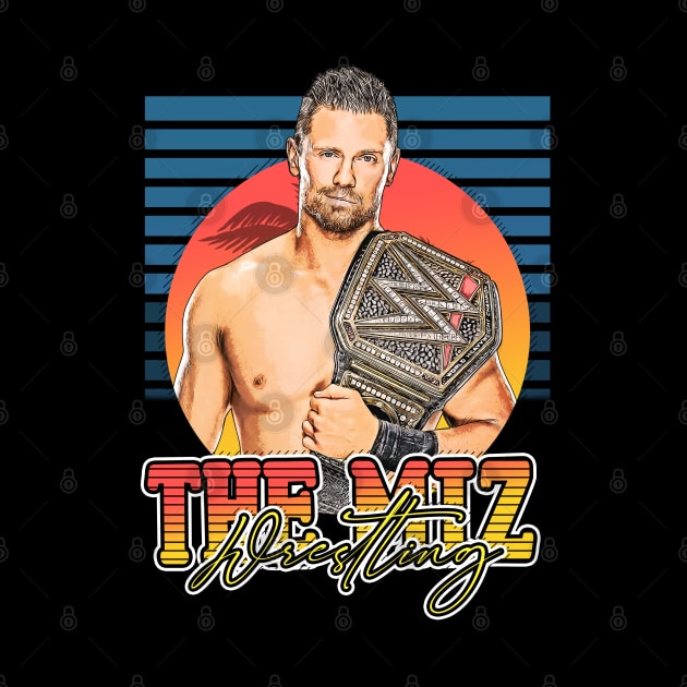 Retro Style Flayer The Miz Wrestling by Now and Forever