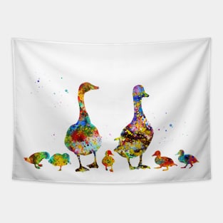 Duck Family Tapestry