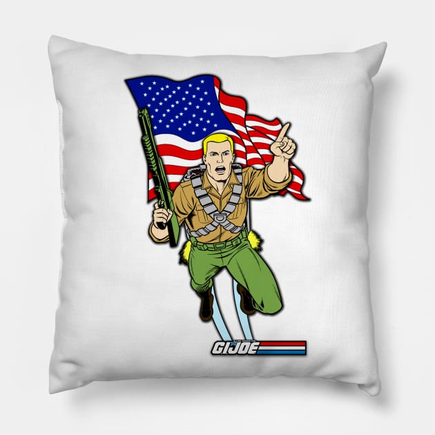 Duke Pillow by BigOrangeShirtShop