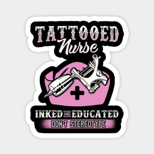 Tattooed Nurse Magnet