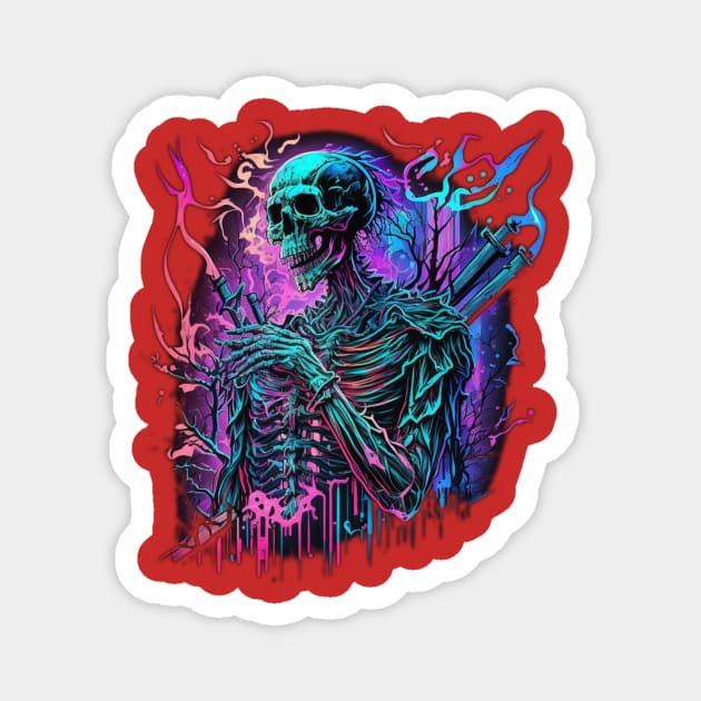 Skeleton Magnet by Discover Madness