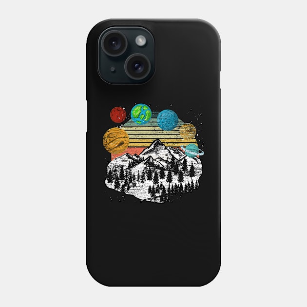 Planets Earth Space Science Lover Astronomy Solar System Phone Case by ShirtsShirtsndmoreShirts