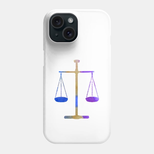 Scales of justice Phone Case by BittenByErmines