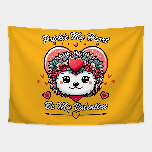 Prickle My Heart, Be My Valentine Tapestry by chems eddine