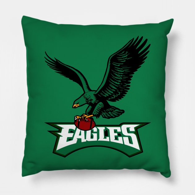 Go Eagles Pillow by Clever Alnita