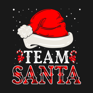 Team Santa Christmas Squad Family Matching Pajamas T-Shirt