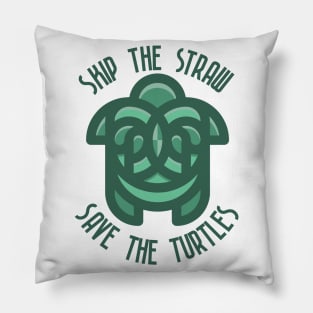 Save the Turtles Pillow