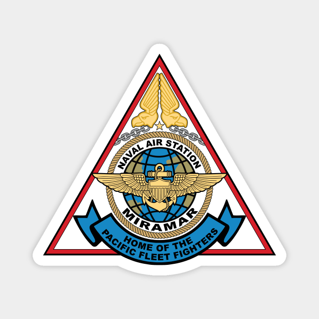 Classic Naval Air Station NAS Miramar Insignia Magnet by hobrath