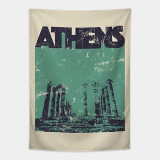 Athens Vintage Design by Treaja Tapestry