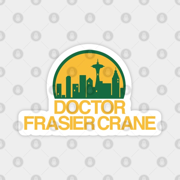 Supersonic Frasier (alternate) Magnet by artnessbyjustinbrown