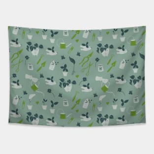 Home gardening pattern Tapestry