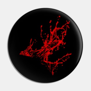 Red splash Pin