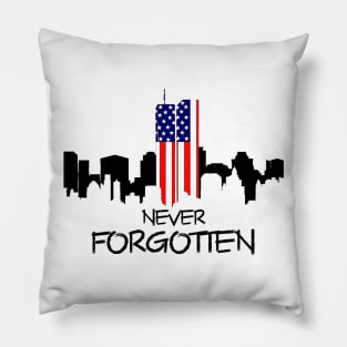 Never forgotten 911 Pillow