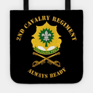 2nd Cavalry Regiment DUI - Always Ready Tote