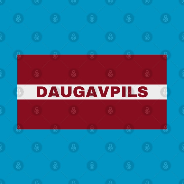 Daugavpils City in Latvian Flag by aybe7elf