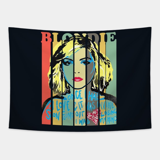 Blondie - Retro Fan Tapestry by Veljam