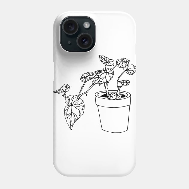 Houseplant Potted Geranium Phone Case by themintgardener