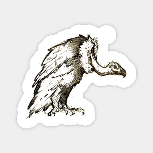 eagle  hawk falcon bald eagle birdie bird golden eagle heron golf raptor bird of prey Magnet by vabontchi